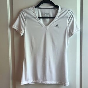 Adidas White Ultimate Tee
